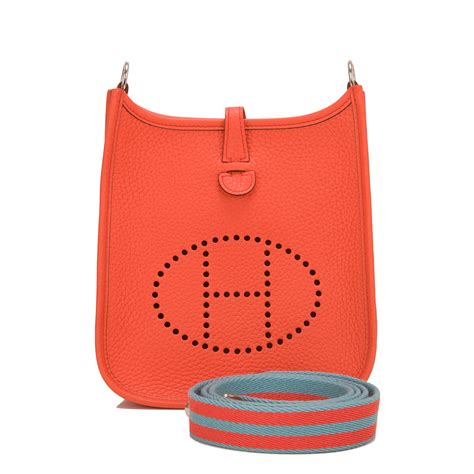 hermes glow orange totw|Hermes orange poppy bags.